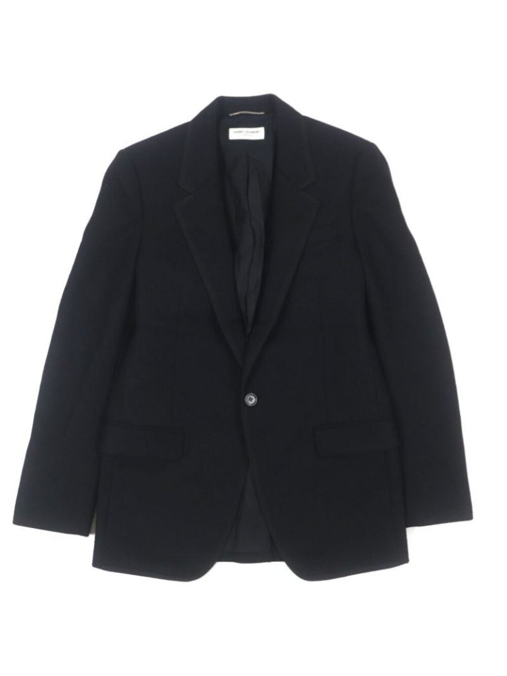 Saint Laurent Paris 2021 100% Silk Lining Single Jacket Tailored - Picture 2 of 11